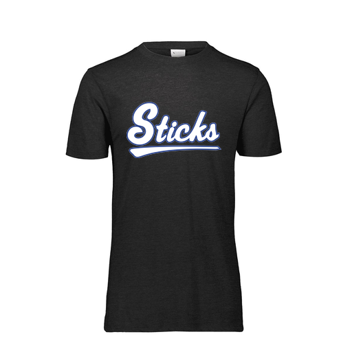 [FTSCUBBK-AS-LOGO2] Decker Men's Tri-Blend T-Shirt - Short Sleeve (Adult S, Black, Logo 2)