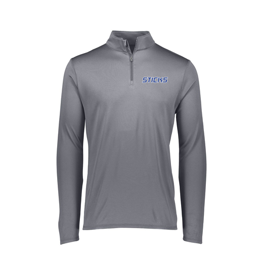 [FTLQFLGY-FAXS-LOGO3] Decker Women's Flex-Lite 1/4 Zip Shirt (Female Adult XS, Gray, Logo 3)