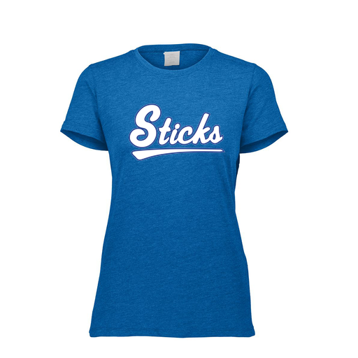 [FTSCUBRY-FAXS-LOGO2] Decker Women's Tri-Blend T-Shirt - Short Sleeve (Female Adult XS, Royal, Logo 2)