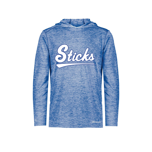 [FOLHCGRY-AS-LOGO2] Decker Men's Charge Hoodie (Adult S, Royal, Logo 2)