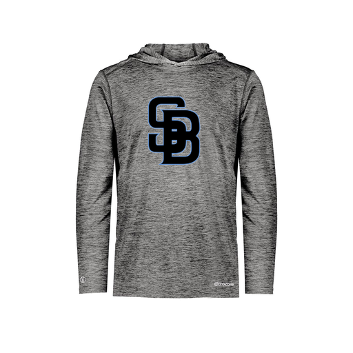 [FOLHCGBK-YS-LOGO1] Decker Youth Charge Hoodie (Youth S, Black, Logo 1)