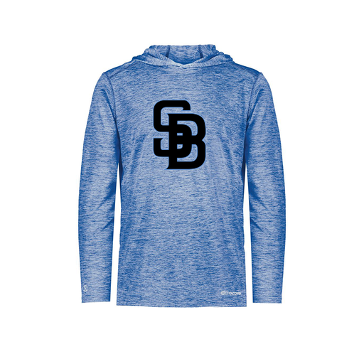 [FOLHCGRY-YS-LOGO1] Decker Youth Charge Hoodie (Youth S, Royal, Logo 1)